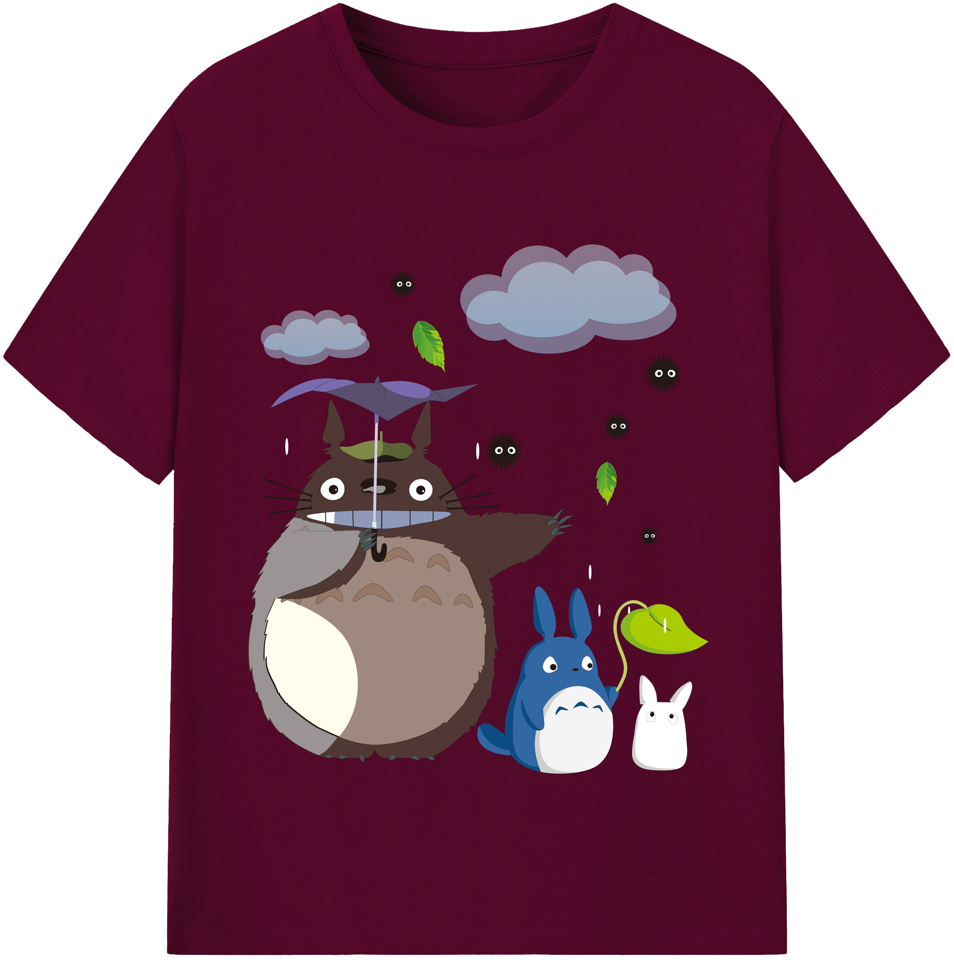 （画像用） となりのトトロ 草壁メイ 草壁サツキ My Neighbor Totoro Satsuki Kusakabe Mei Kusakabe レディースカジュアルプリントTシャツ（綿100％）